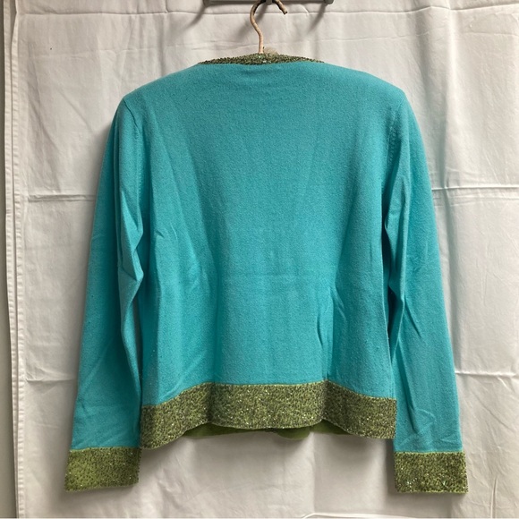 ZZ Silk 2 Piece Knit Top and Cardigan - Picture 3 of 6